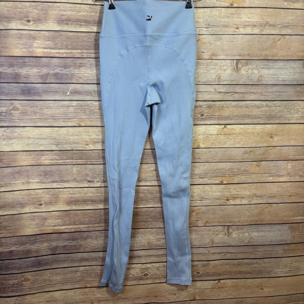 Glyder Jubilant Ribbed Leggings, Ice Blue XXS - Picture 7 of 7